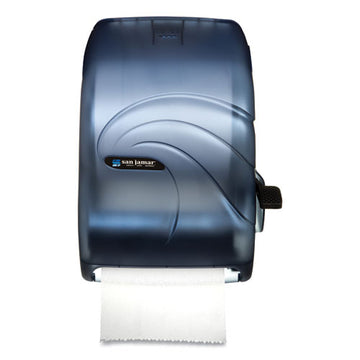 San Jamar® Lever Roll Towel Dispenser, Oceans, 12.94 X 9.25 X 16.5, Arctic Blue freeshipping - TVN Wholesale